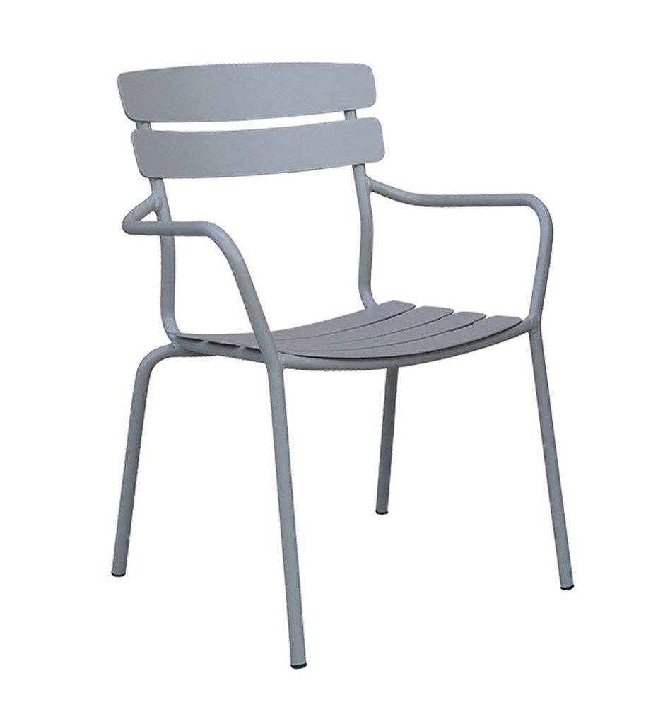 Allred Collaborative - Almeco - Salvario Aluminum Dining Armchair - - Salvario Aluminum Dining Armchair - - 205305900-RAL5024