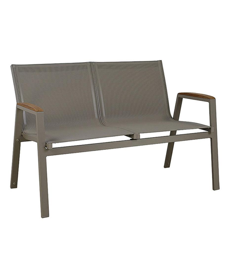 Allred Collaborative - Almeco - Sante Aluminum 2-Seater Sofa - - Sante Aluminum 2-Seater Sofa - - 251306500-M0009