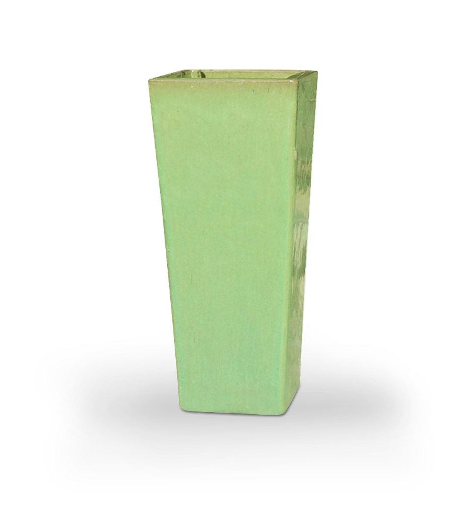 Allred Collaborative - Asian Ceramics - Vietnamese Extra Tall Square Planter - Vietnamese Extra Tall Square Planter - 5-6286-AV