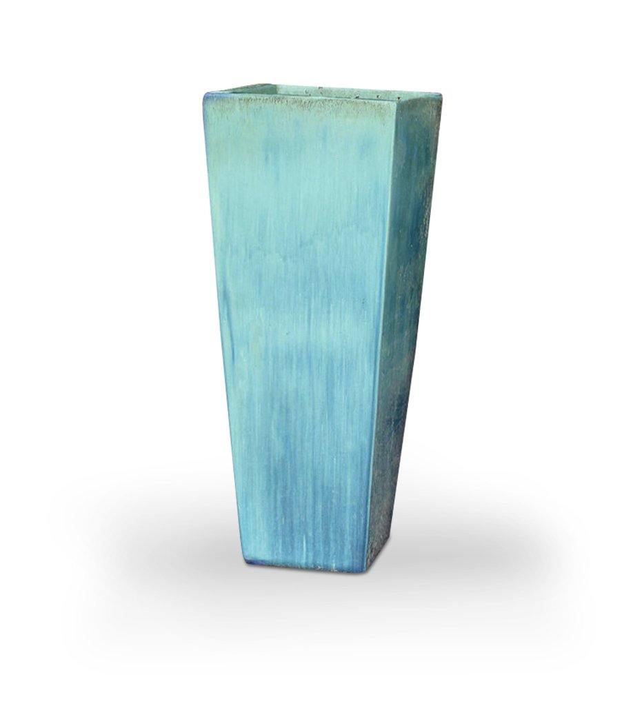 Allred Collaborative - Asian Ceramics - Vietnamese Extra Tall Square Planter - Vietnamese Extra Tall Square Planter - 5-6286-F