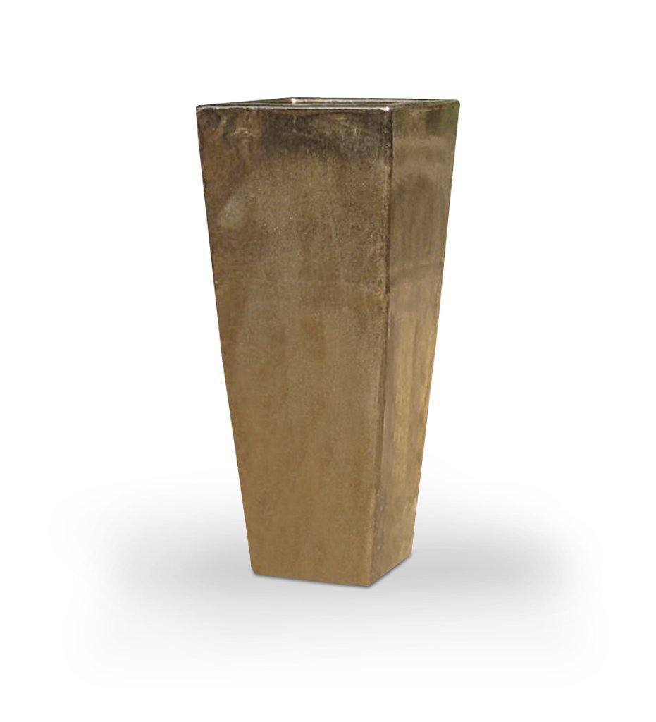 Allred Collaborative - Asian Ceramics - Vietnamese Extra Tall Square Planter - Vietnamese Extra Tall Square Planter - 5-6286-MG