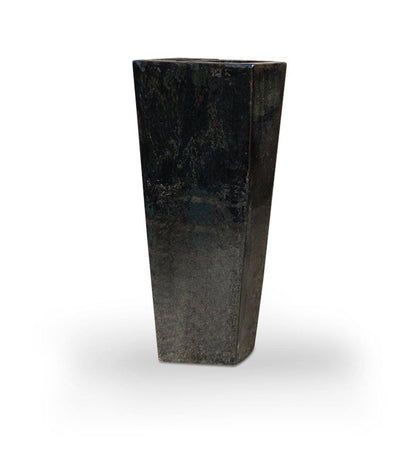 Allred Collaborative - Asian Ceramics - Vietnamese Extra Tall Square Planter - Vietnamese Extra Tall Square Planter - 5-6286-N