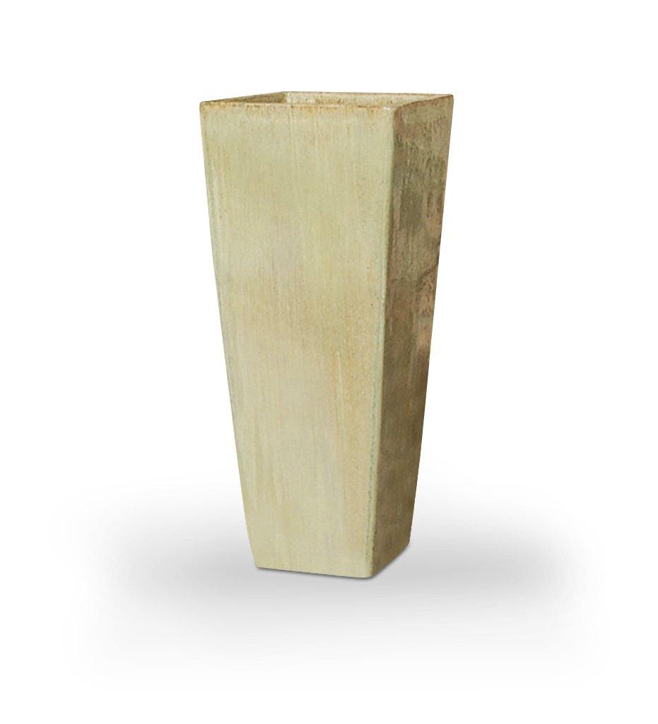 Allred Collaborative - Asian Ceramics - Vietnamese Extra Tall Square Planter - Vietnamese Extra Tall Square Planter - 5-6286-YA