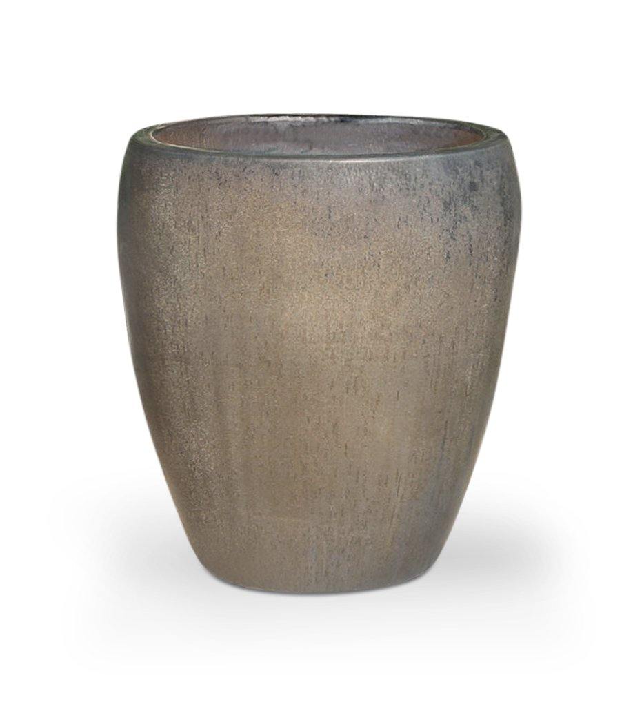 Allred Collaborative - Asian Ceramics - Vietnamese Large Curved Planter No Rim - Vietnamese Large Curved Planter No Rim - 5-5817-BR