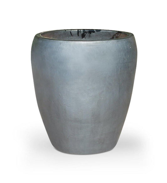 Allred Collaborative - Asian Ceramics - Vietnamese Large Curved Planter No Rim - Vietnamese Large Curved Planter No Rim - 5-5817-GM