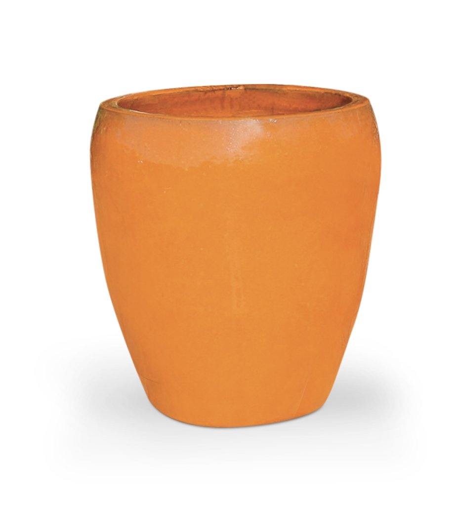 Allred Collaborative - Asian Ceramics - Vietnamese Large Curved Planter No Rim - Vietnamese Large Curved Planter No Rim - 5-5817-OR