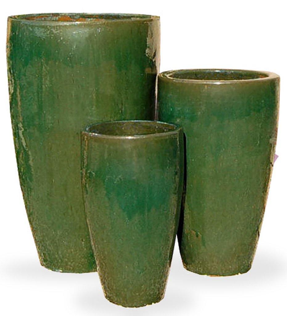 Allred Collaborative - Asian Ceramics - Vietnamese Tall Cone Planter - Large - Vietnamese Tall Cone Planter - Large - 5-6060-A1