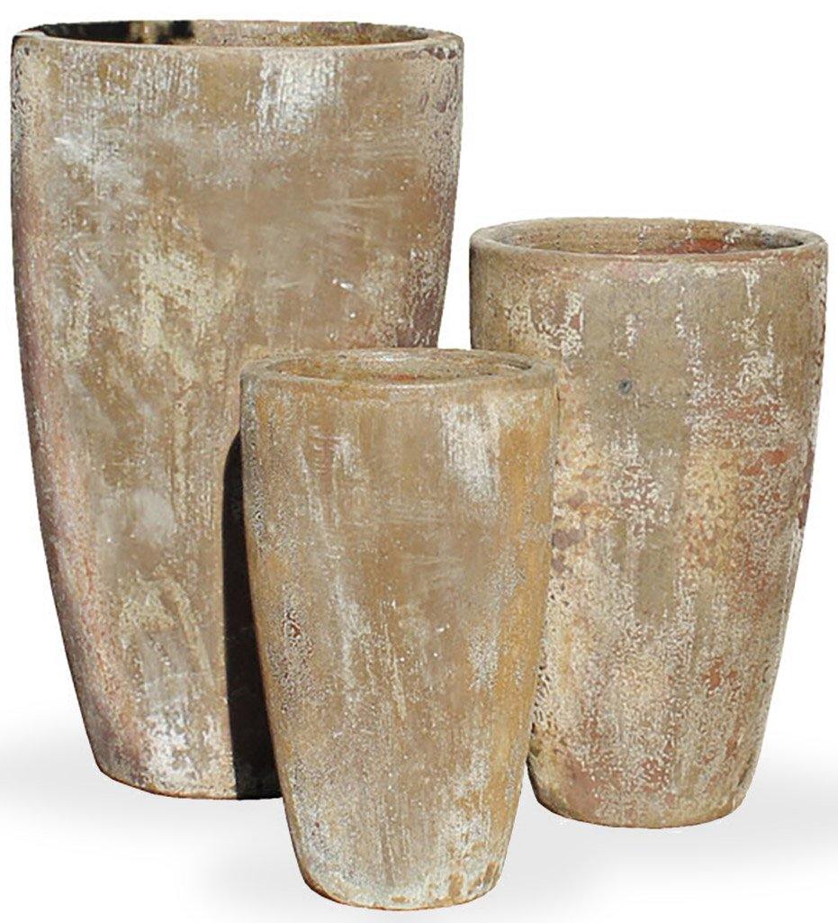 Allred Collaborative - Asian Ceramics - Vietnamese Tall Cone Planter - Large - Vietnamese Tall Cone Planter - Large - 5-6060-AN1