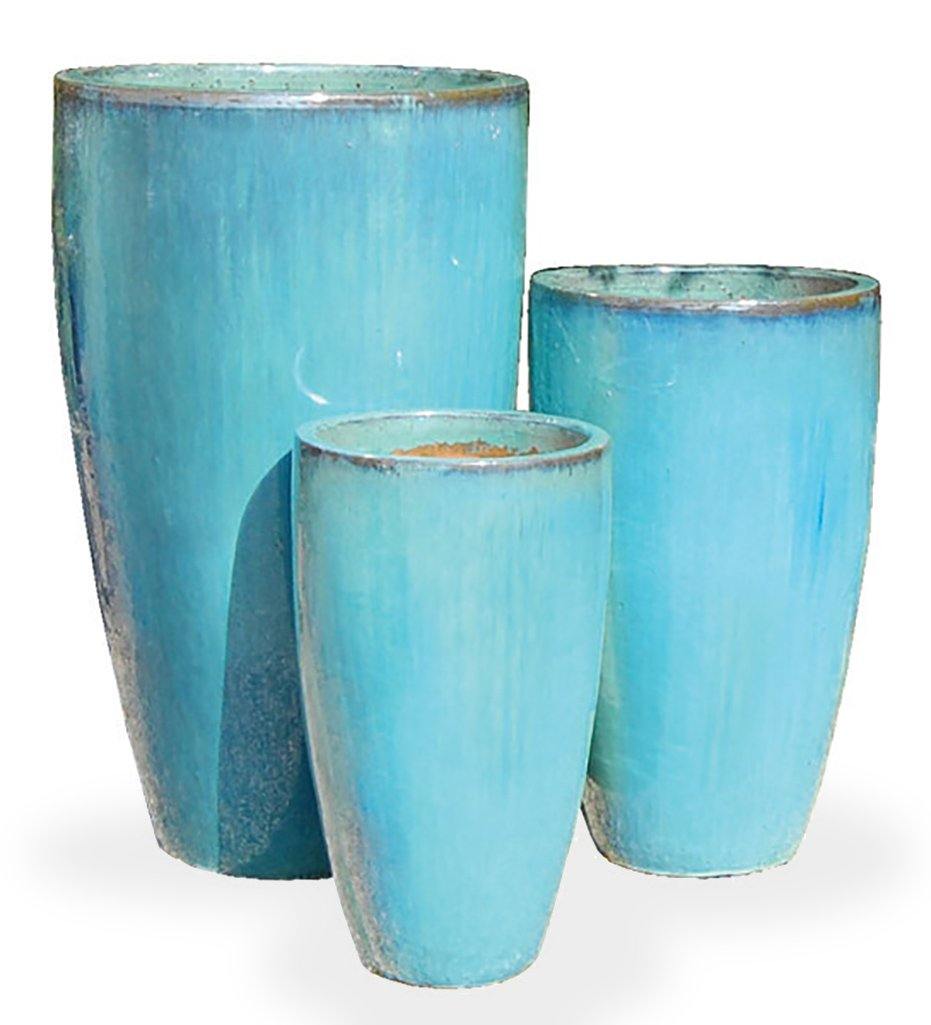 Allred Collaborative - Asian Ceramics - Vietnamese Tall Cone Planter - Large - Vietnamese Tall Cone Planter - Large - 5-6060-F1