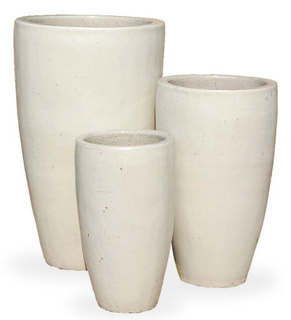 Allred Collaborative - Asian Ceramics - Vietnamese Tall Cone Planter - Large - Vietnamese Tall Cone Planter - Large - 5-6060-W1