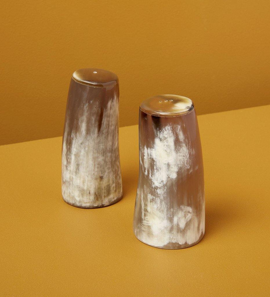 Allred Collaborative - Be Home - Horn Salt & Pepper Set, Large - Horn Salt & Pepper Set, Large - 07-141