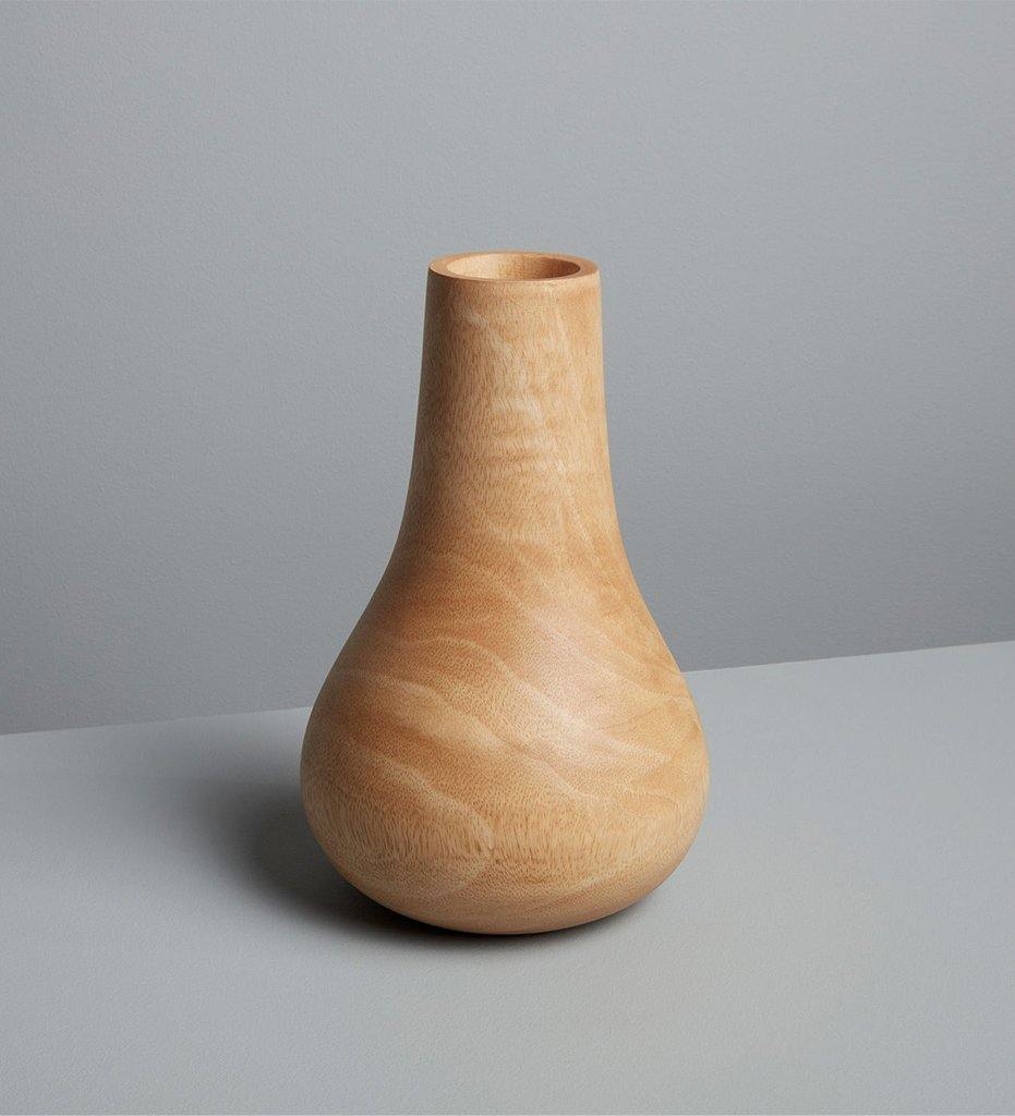 Allred Collaborative - Be Home - Mango Wood Bulb Vase - Mango Wood Bulb Vase - 34-81