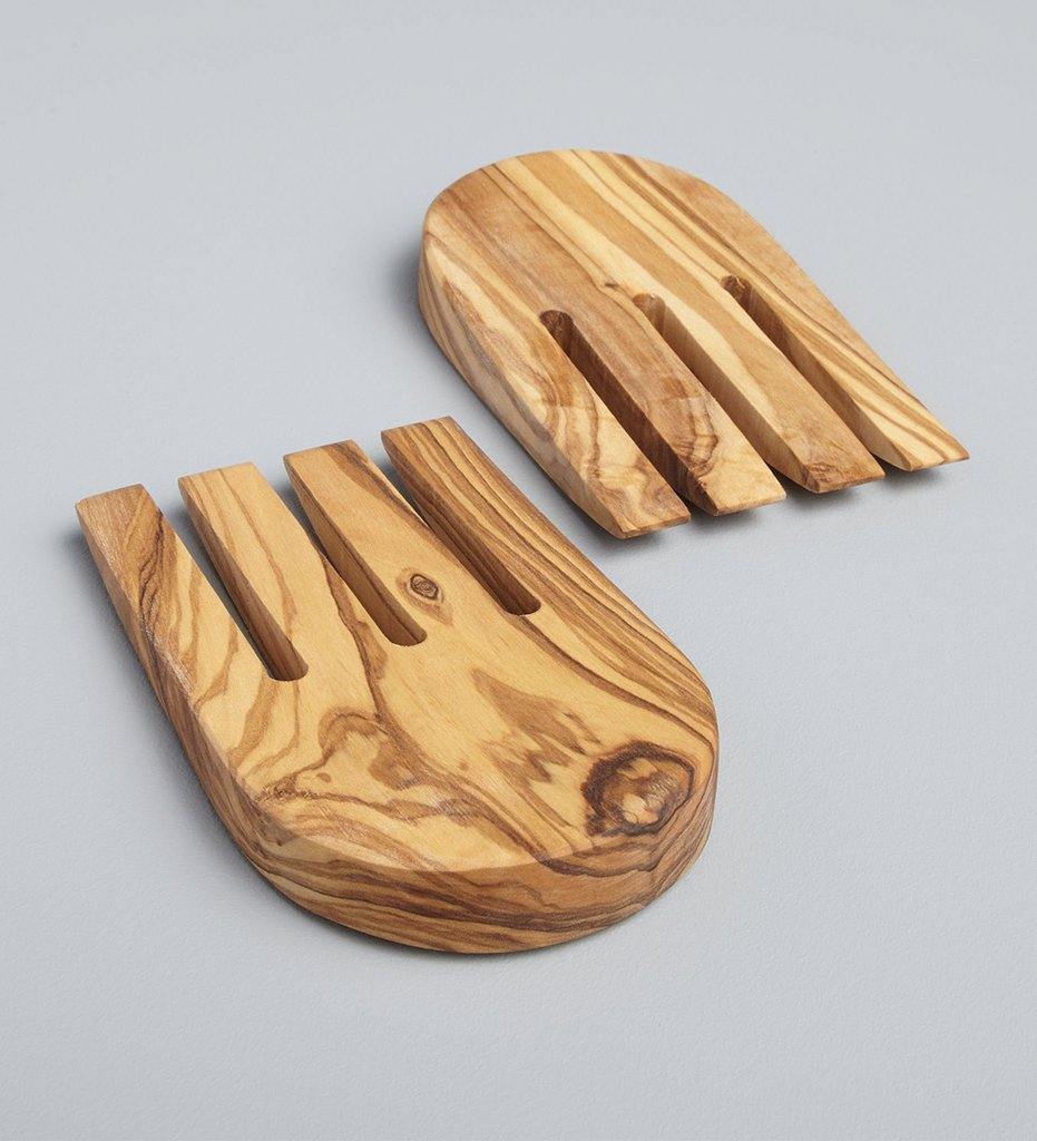 Allred Collaborative - Be Home - Olive Wood Salad Hands - Olive Wood Salad Hands - 50-19