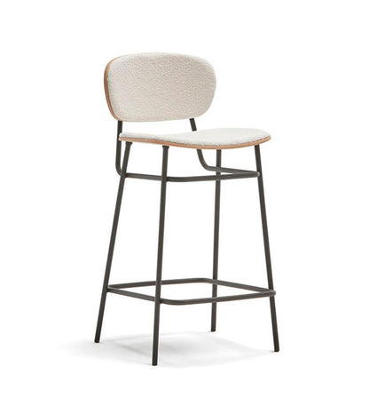 Allred Collaborative - BlascoVila - Fosca Counter Stool - Upholstered Seat & Back - Fosca Counter Stool - Upholstered Seat & Back - 200105-BLK