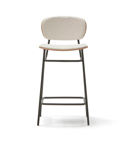 Allred Collaborative - BlascoVila - Fosca Counter Stool - Upholstered Seat & Back - Fosca Counter Stool - Upholstered Seat & Back - 200105-BLK