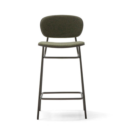 Allred Collaborative - BlascoVila - Fosca Counter Stool - Upholstered Seat & Back - Fosca Counter Stool - Upholstered Seat & Back - 200105-BLK