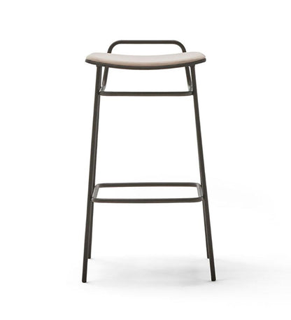 Allred Collaborative - BlascoVila - Fosca Handle Bar Stool - Upholstered - Fosca Handle Bar Stool - Upholstered - 200111-BLK