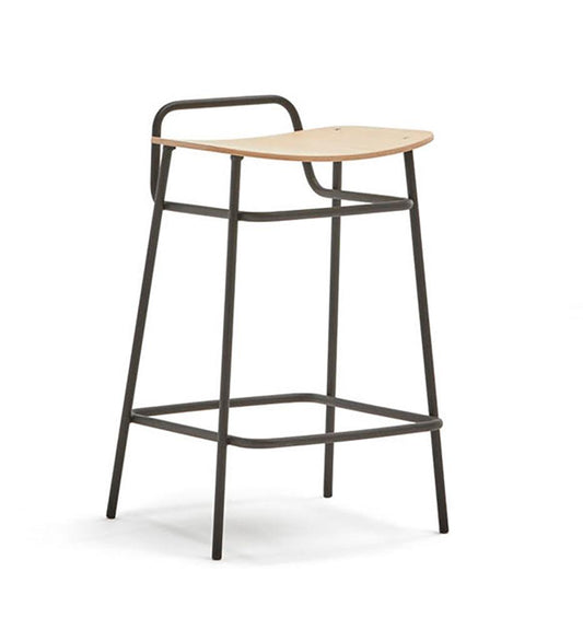 Allred Collaborative - BlascoVila - Fosca Handle Counter Stool - Fosca Handle Counter Stool - 200108-BLK