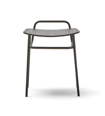 Allred Collaborative - BlascoVila - Fosca Handle Dining Stool - Fosca Handle Dining Stool - 200106-BLK