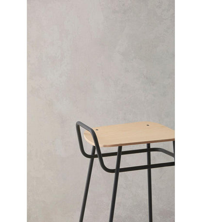 Allred Collaborative - BlascoVila - Fosca Handle Dining Stool - Fosca Handle Dining Stool - 200106-BLK