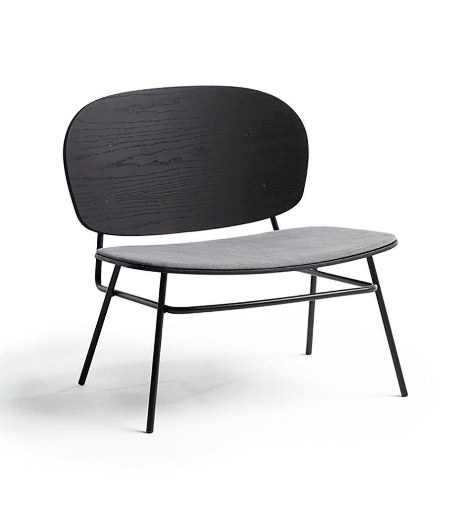 Allred Collaborative - BlascoVila - Fosca Lounge Chair - Upholstered Seat - Fosca Lounge Chair - Upholstered Seat - 200201-BLK