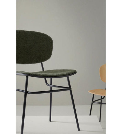 Allred Collaborative - BlascoVila - Fosca Side Chair - Upholstered Seat & Back - Fosca Side Chair - Upholstered Seat & Back - 200002-BLK