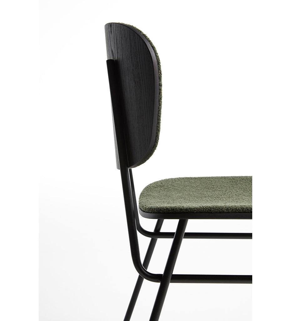 Allred Collaborative - BlascoVila - Fosca Side Chair - Upholstered Seat & Back - Fosca Side Chair - Upholstered Seat & Back - 200002-BLK