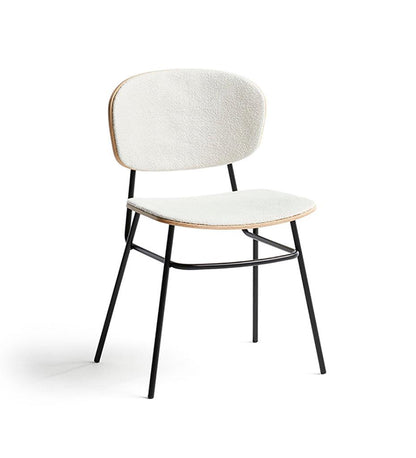 Allred Collaborative - BlascoVila - Fosca Side Chair - Upholstered Seat & Back - Fosca Side Chair - Upholstered Seat & Back - 200002-BLK