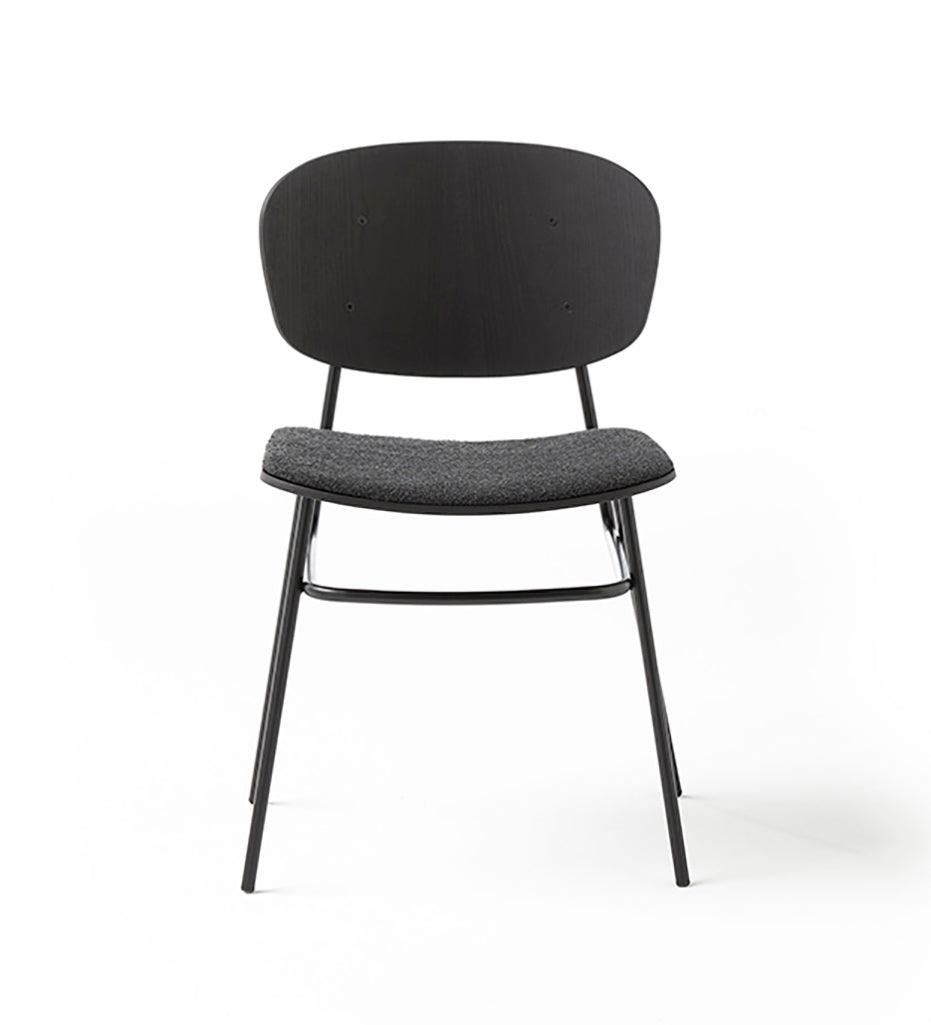 Allred Collaborative - BlascoVila - Fosca Side Chair - Upholstered Seat - Fosca Side Chair - Upholstered Seat - 200001-BLK