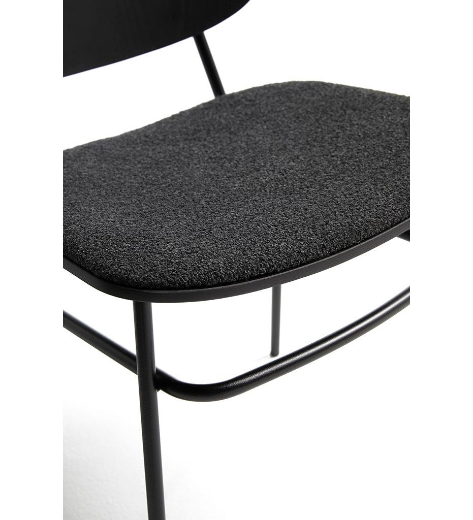 Allred Collaborative - BlascoVila - Fosca Side Chair - Upholstered Seat - Fosca Side Chair - Upholstered Seat - 200001-BLK