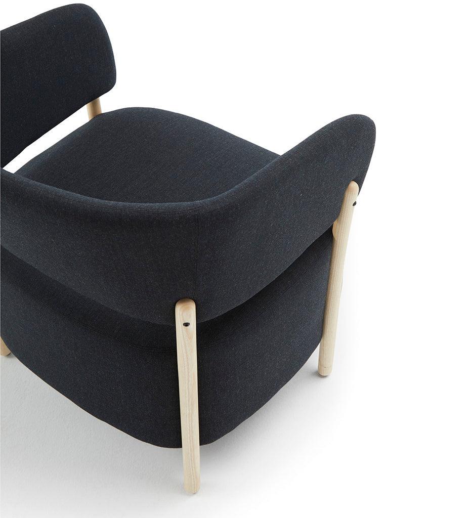 Allred Collaborative - BlascoVila - RC Wood Lounge Chair - RC Wood Lounge Chair - 230001-Black Ash