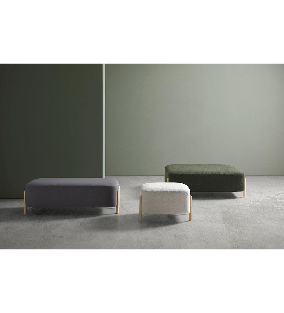 Allred Collaborative - BlascoVila - RC Wood Square Bench - Small - RC Wood Square Bench - Small - 930001-Black Ash-Black Ash