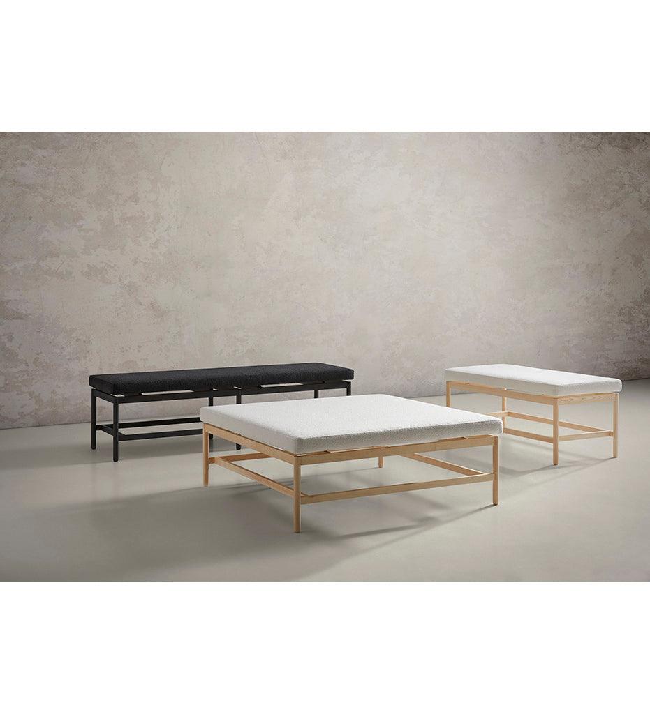 Allred Collaborative - BlascoVila - Rem Rectangular Bench - Large - Rem Rectangular Bench - Large - 301004-BLK