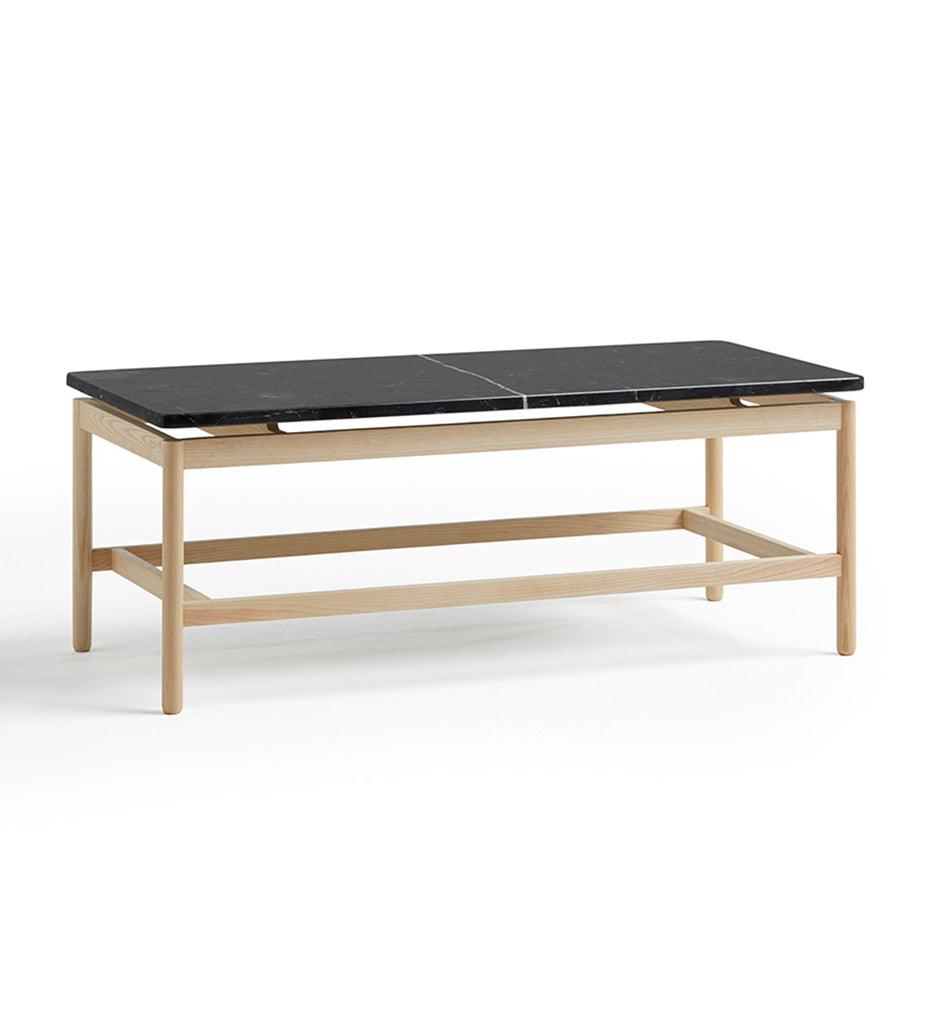 Allred Collaborative - BlascoVila - Rem Rectangular Marble Coffee Table - Rem Rectangular Marble Coffee Table - 302002-Black Ash-Marquina