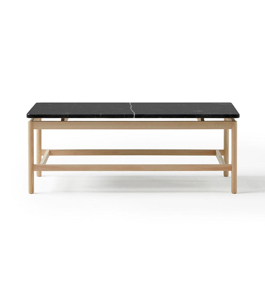 Allred Collaborative - BlascoVila - Rem Rectangular Marble Coffee Table - Rem Rectangular Marble Coffee Table - 302002-Black Ash-Marquina