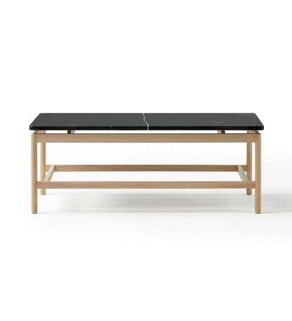 Allred Collaborative - BlascoVila - Rem Rectangular Marble Coffee Table - Rem Rectangular Marble Coffee Table - 302002-Black Ash-Marquina