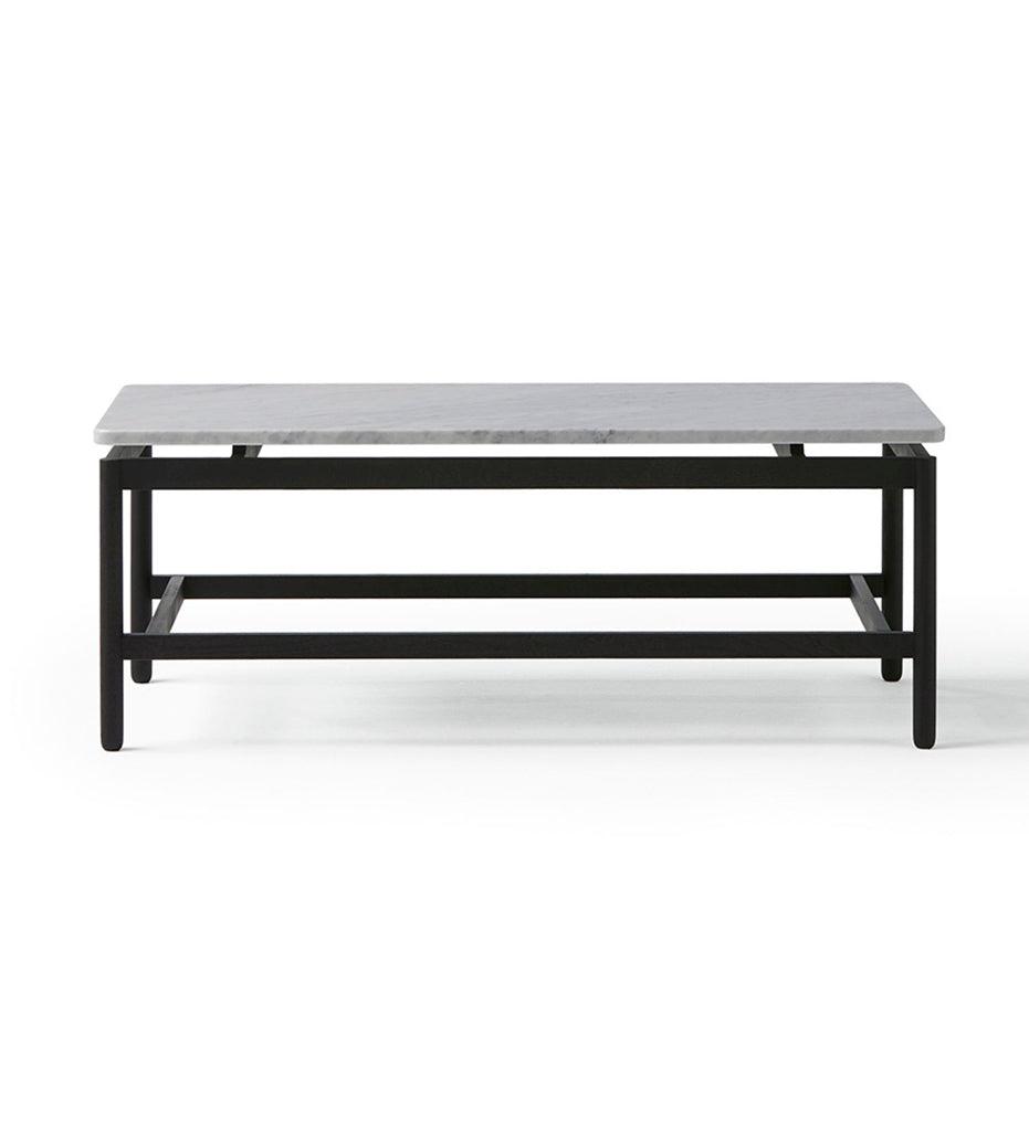 Allred Collaborative - BlascoVila - Rem Rectangular Marble Coffee Table - Rem Rectangular Marble Coffee Table - 302002-Black Ash-Marquina