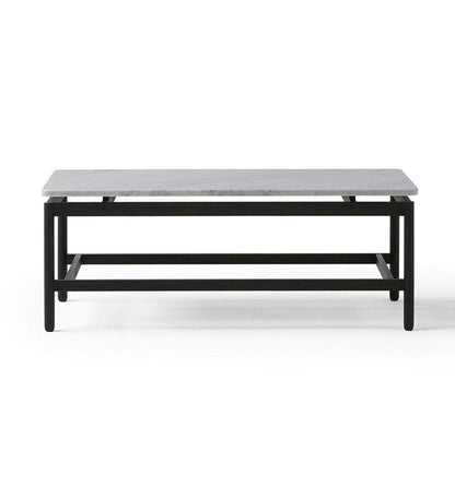 Allred Collaborative - BlascoVila - Rem Rectangular Marble Coffee Table - Rem Rectangular Marble Coffee Table - 302002-Black Ash-Marquina