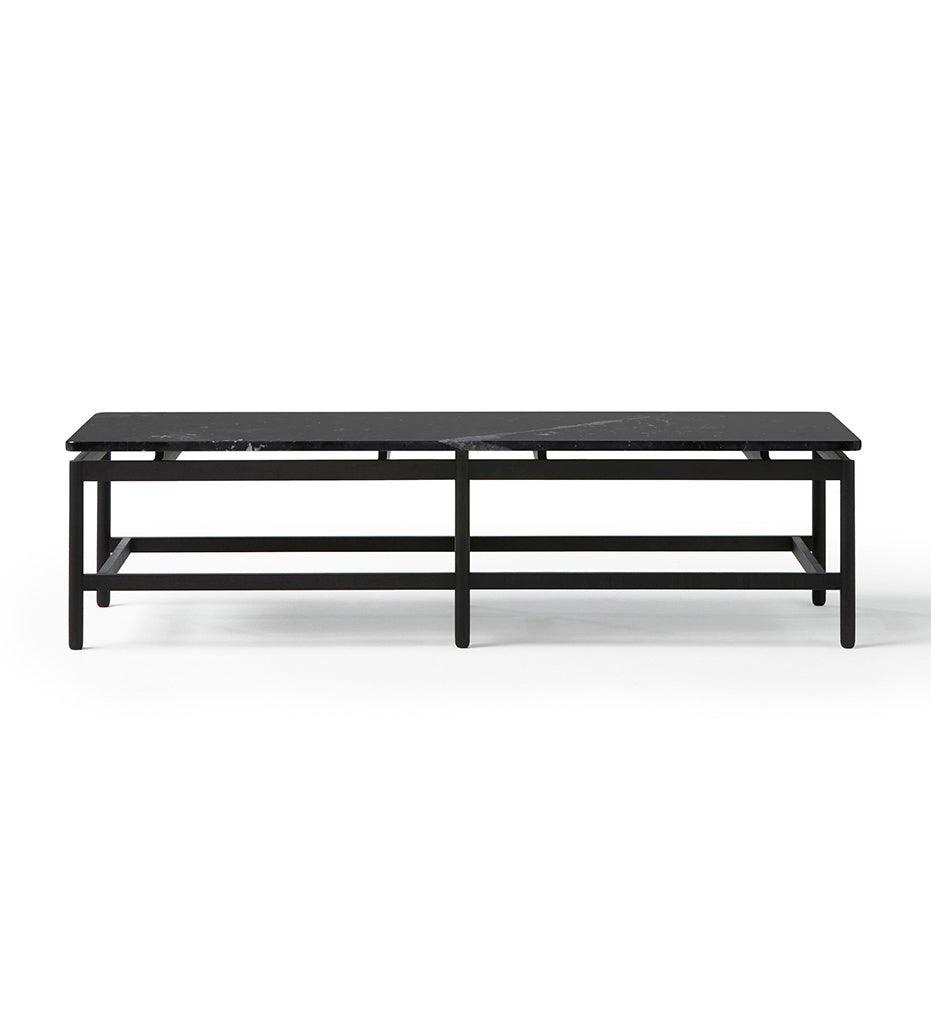 Allred Collaborative - BlascoVila - Rem Rectangular Marble Coffee Table - Large - Rem Rectangular Marble Coffee Table - Large - 302004-Black Ash-Marquina