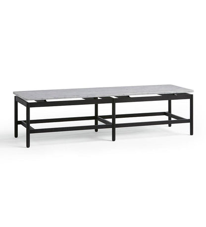 Allred Collaborative - BlascoVila - Rem Rectangular Marble Coffee Table - Large - Rem Rectangular Marble Coffee Table - Large - 302004-Black Ash-Marquina