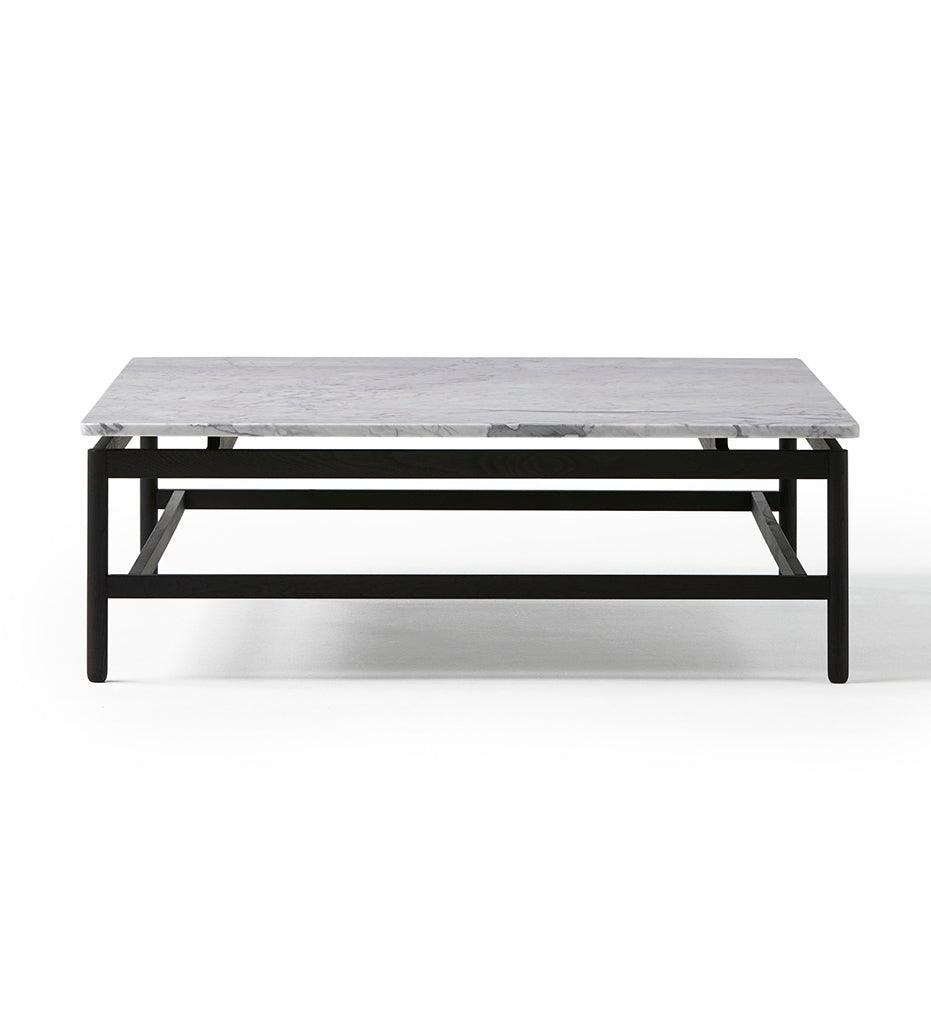 Allred Collaborative - BlascoVila - Rem Square Marble Coffee Table - Large - Rem Square Marble Coffee Table - Large - 302003-Black Ash-Black Marble