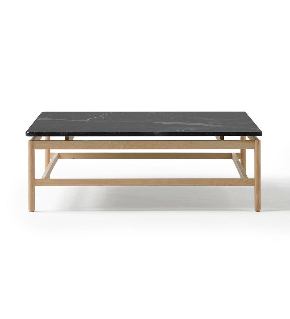 Allred Collaborative - BlascoVila - Rem Square Marble Coffee Table - Large - Rem Square Marble Coffee Table - Large - 302003-Black Ash-Black Marble