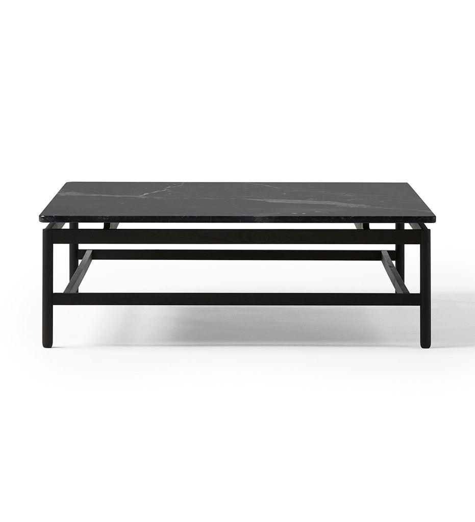 Allred Collaborative - BlascoVila - Rem Square Marble Coffee Table - Large - Rem Square Marble Coffee Table - Large - 302003-Black Ash-Black Marble