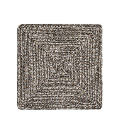 Allred Collaborative - Blue Pheasant - Atticus Square Espresso Jute Placemat - Set of 4 - Atticus Square Espresso Jute Placemat - Set of 4 - PLMATTIC-ESP-SQPLM