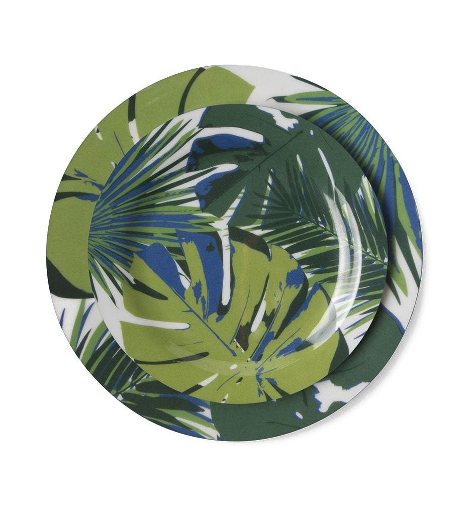 Allred Collaborative - Blue Pheasant - Kinsey Mixed Leaf Salad/Dessert Plate - Set of 4 - Kinsey Mixed Leaf Salad/Dessert Plate - Set of 4 - BP000238