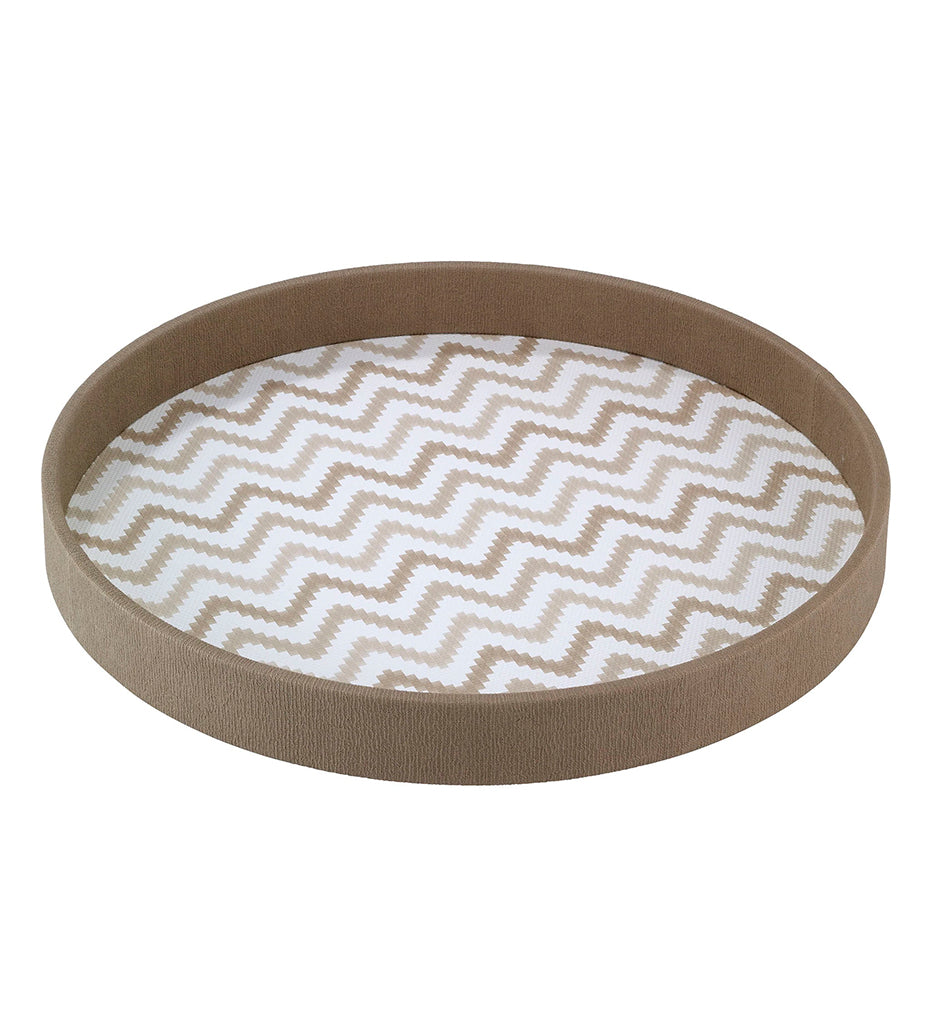 Allred Collaborative - Bodrum - Ripple Beige Tray - Ripple Beige Tray - TRIP-0204