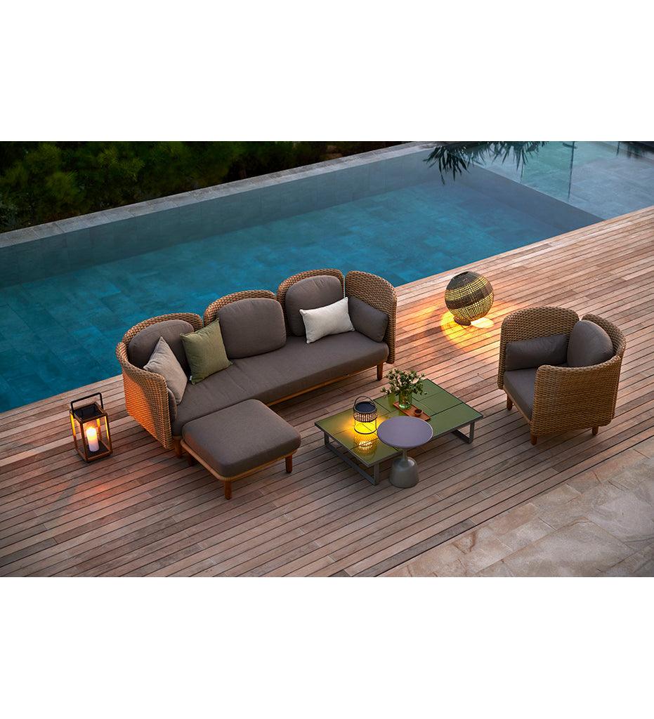 Allred Collaborative - Cane-line - Arch 2-Seater Sofa w/ Low Arm-Backrest - Arch 2-Seater Sofa w/ Low Arm-Backrest - ARCH 6