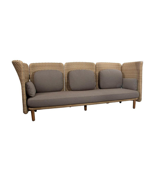 Allred Collaborative - Cane-line - Arch 3-Seater Sofa w/ High Arm-Backrest - Arch 3-Seater Sofa w/ High Arm-Backrest - ARCH 9