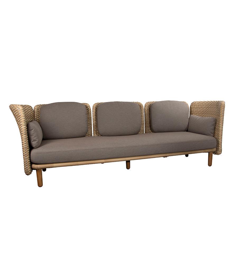 Allred Collaborative - Cane-line - Arch 3-Seater Sofa w/ Low Arm-Backrest - Arch 3-Seater Sofa w/ Low Arm-Backrest - ARCH 8