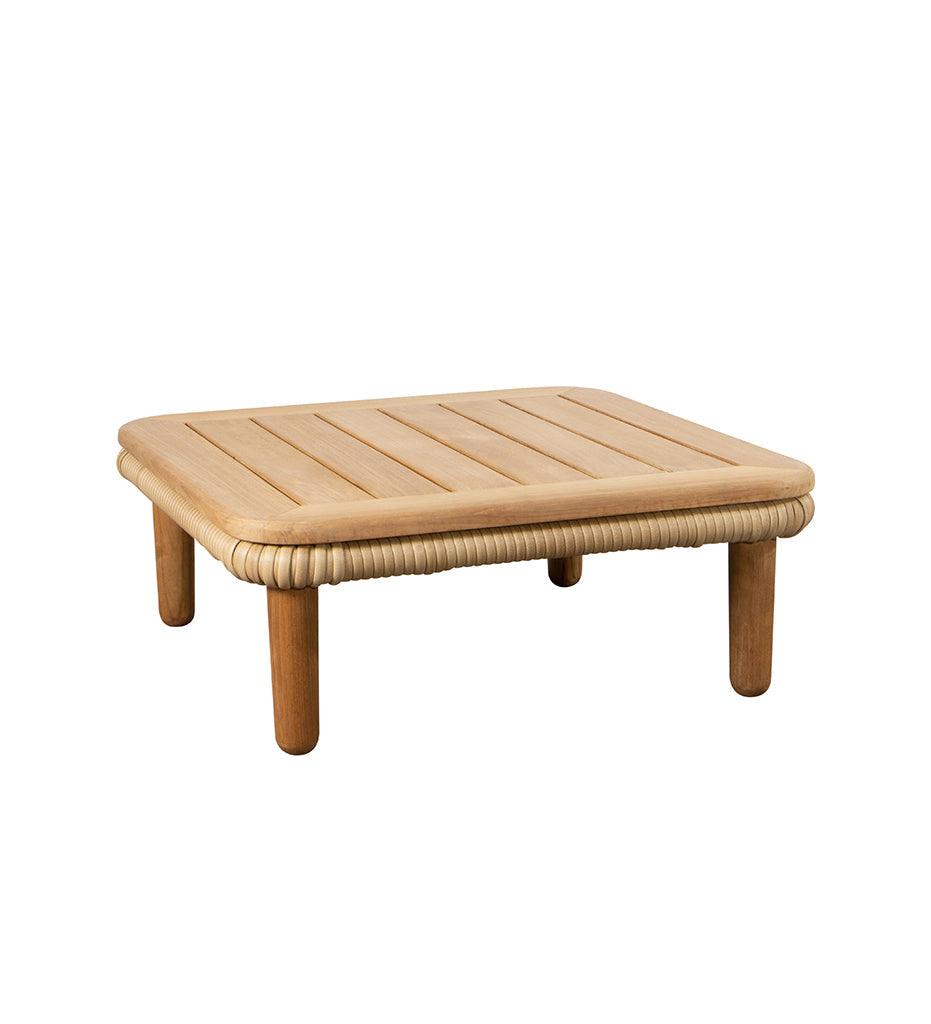 Allred Collaborative - Cane-line - Arch Coffee Table w/ Teak Top - Arch Coffee Table w/ Teak Top - 50800FUT